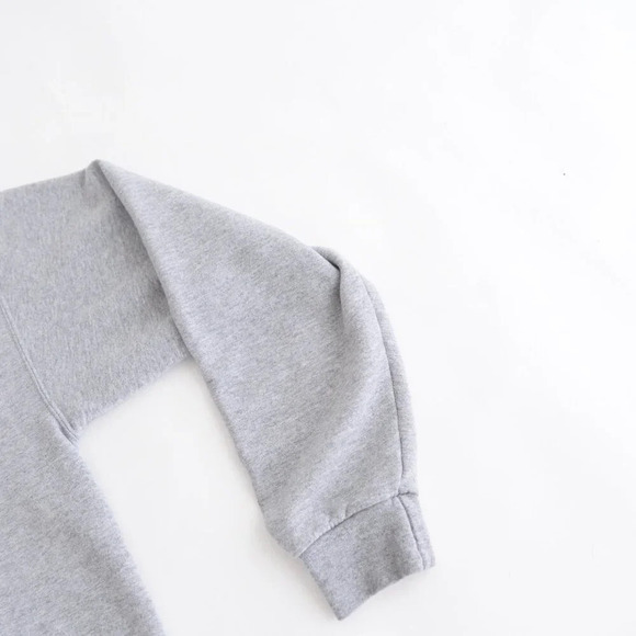 Vintage 90s Jerzees Gray Madeira  Beach Florida Crew Neck Sweater Large - Picture 4 of 9